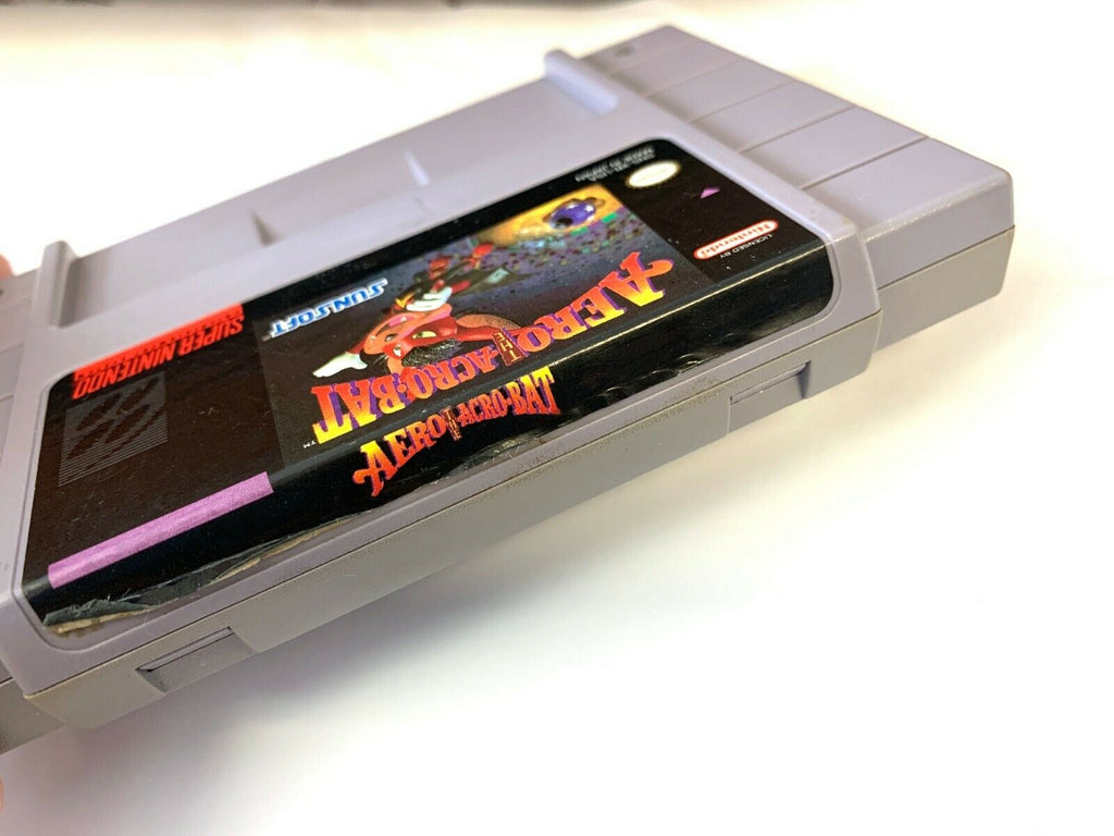 Aero The Acrobat - Fun SNES Super Nintendo Game - Tested - Working - Authentic!