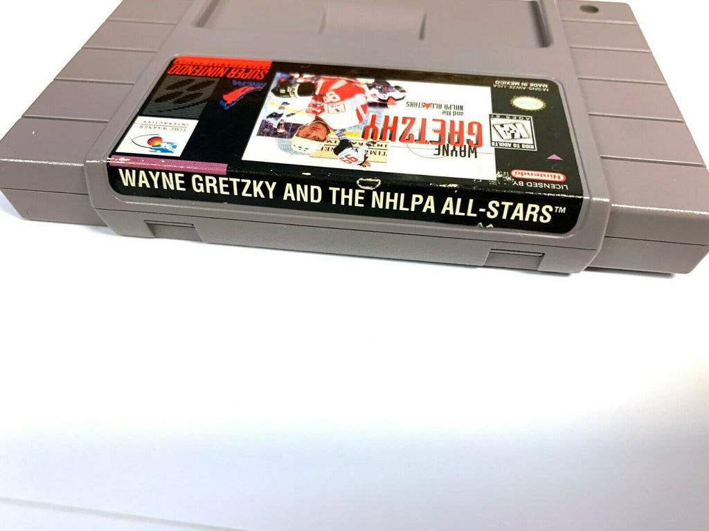 Wayne Gretzky and the NHLPA All Stars SUPER NINTENDO SNES GAME Tested Working