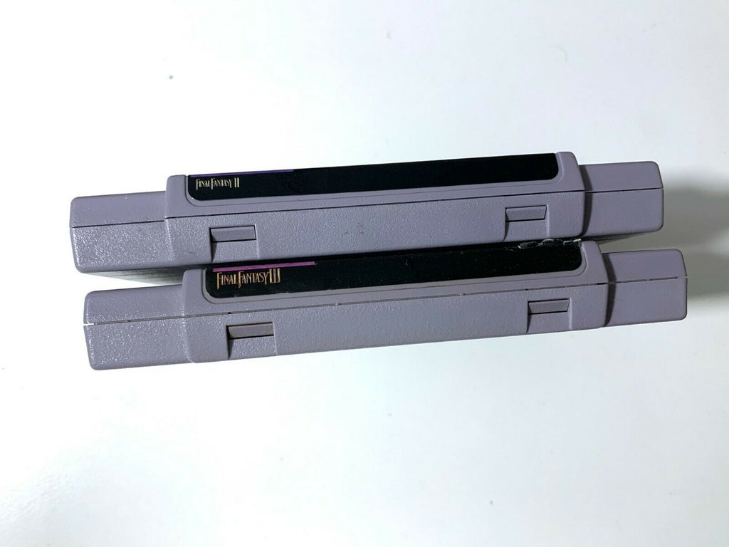 Final Fantasy 2 & 3 - Super Nintendo SNES Game Lot Tested, Working & Authentic!