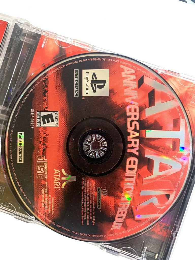 Atari Anniversary Redux - PS1 Complete Playstation 1 Game Tested + Working CIB