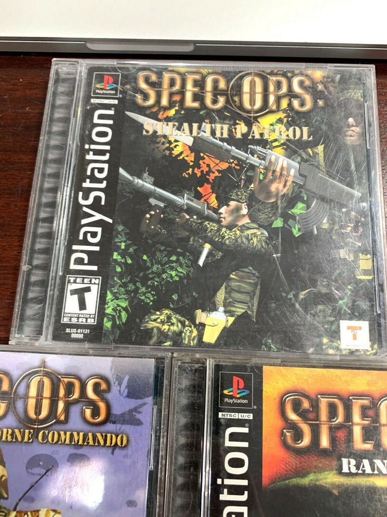 Spec Ops 3 Game Complete CIB PS1 Lot Playstation Games Tested + Working!