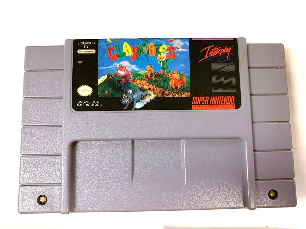 **Claymates - Super Nintendo SNES Game - Tested - Working - Authentic!**