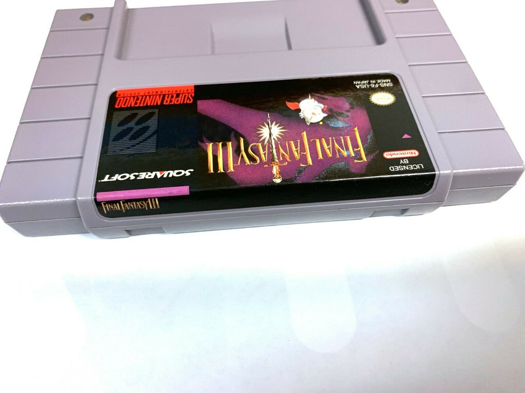 Final Fantasy 3 - Super Nintendo SNES Game - Tested, Working & Authentic!