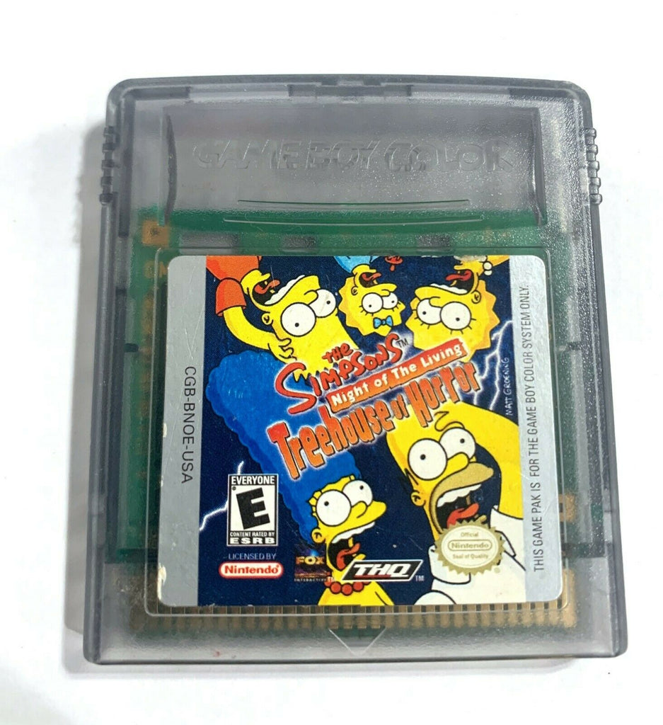 The Simpsons: Night of the Living Treehouse of Horror NINTENDO GAMEBOY COLOR