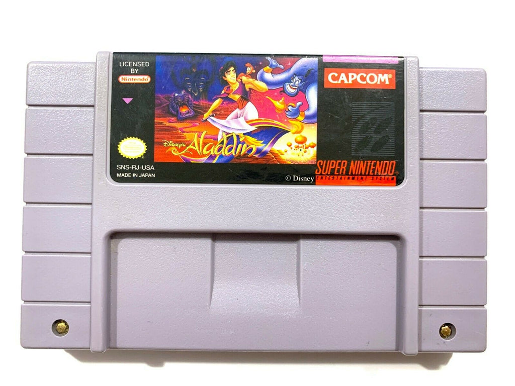 Aladdin SNES Super Nintendo Game - Authentic Tested & Working!