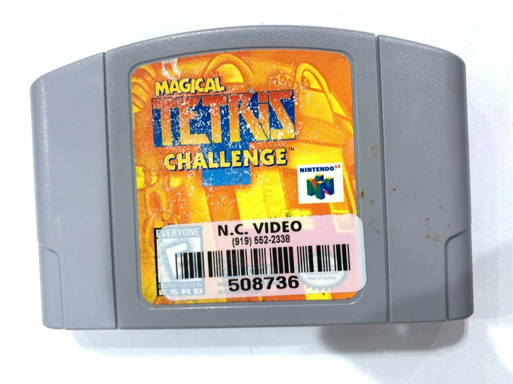 Magical Tetris Challenge Nintendo 64 N64 Cleaned & Tested Authentic