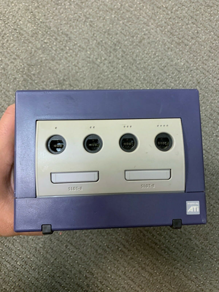 Nintendo GAMECUBE Indigo Purple Console Untested, parts or repair