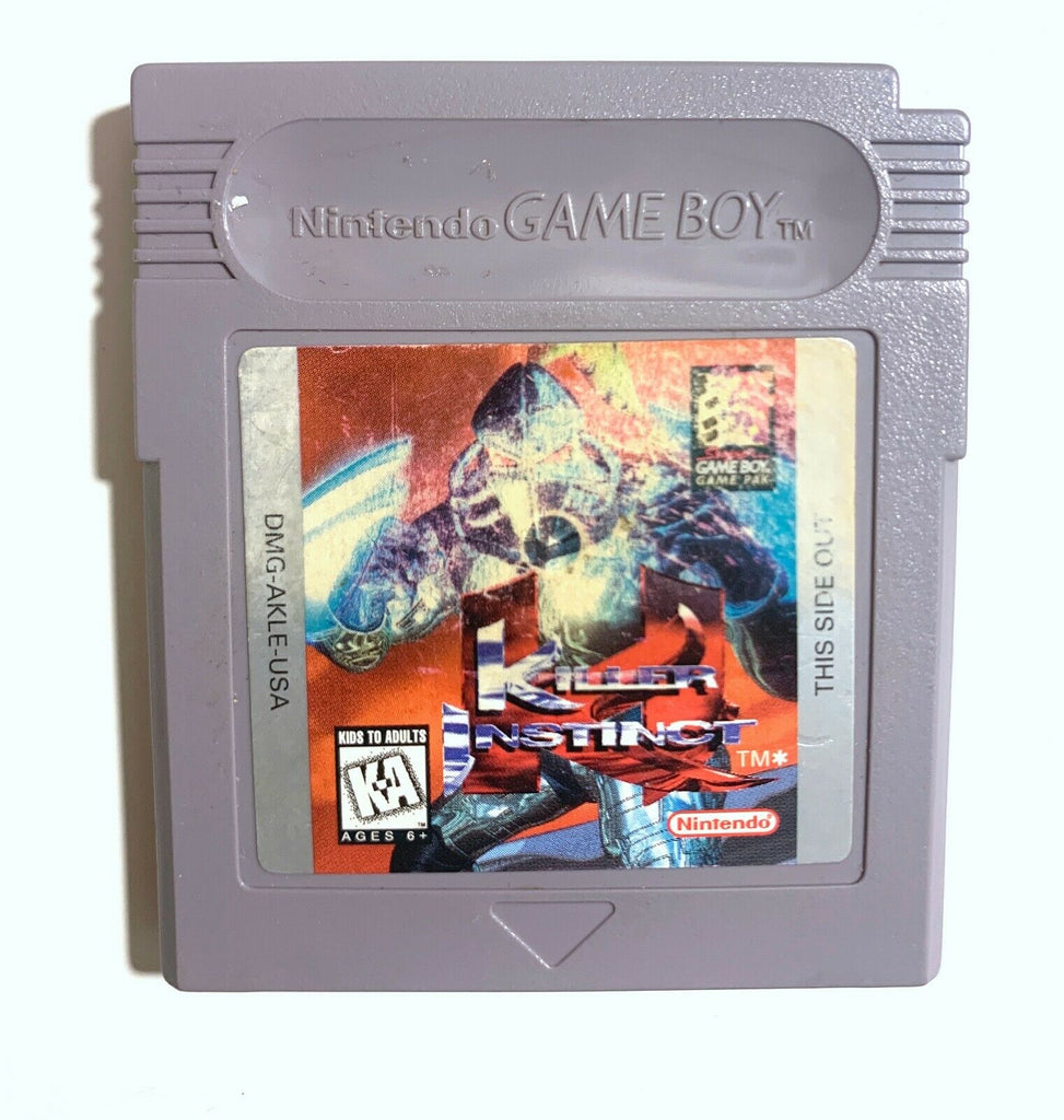 Killer Instinct Original Nintendo Gameboy Game - Tested - Working Authentic