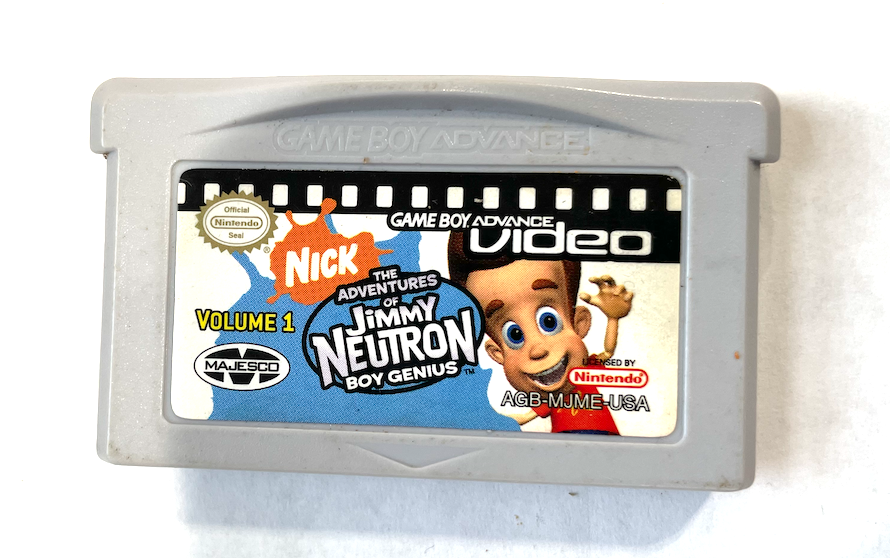The Adventures of Jimmy Neutron Boy Genuis NINTENDO GAMEBOY ADVANCE GBA VIDEO