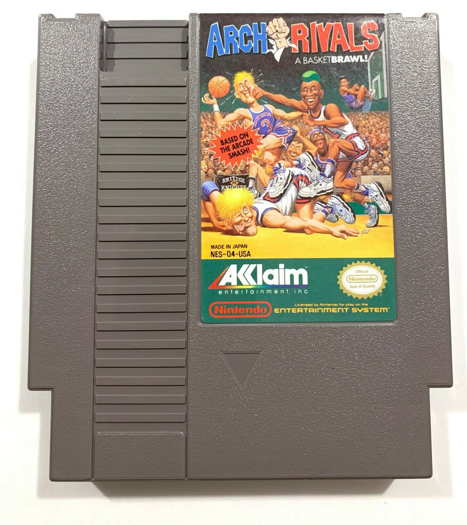 Arch Rivals Basketbrawl ORIGINAL Nintendo NES Game TESTED + WORKING + Authentic