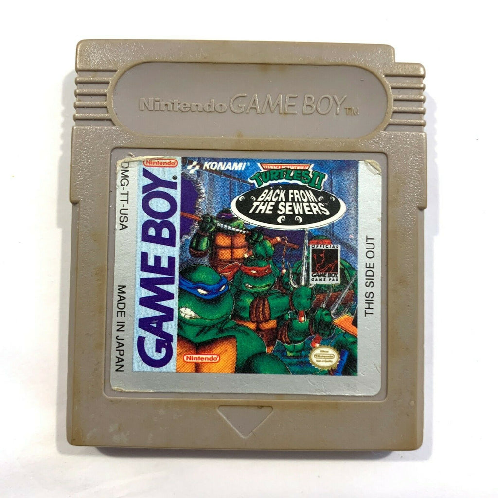 Teenage Mutant Ninja Turtles 2 Back From The Sewers NINTENDO GAMEBOY T ...