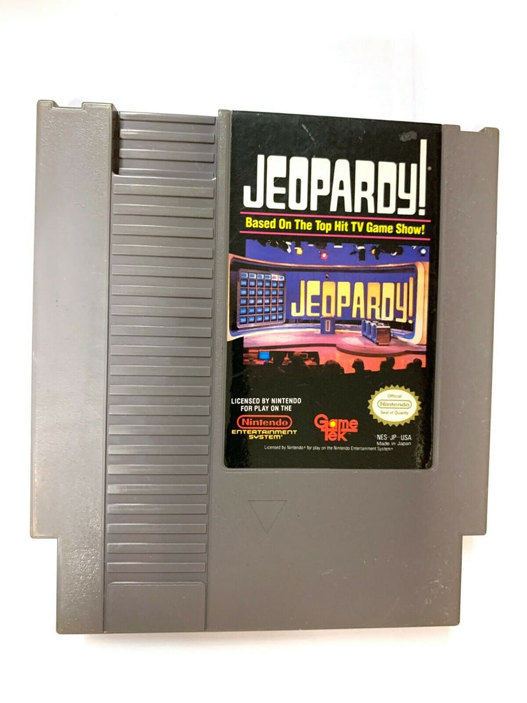 Jeopardy! ORIGINAL Nintendo NES GAME Tested WORKING Authentic