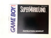 Super Mario Land (Nintendo Game Boy, 1989) Instruction Manual Booklet Only