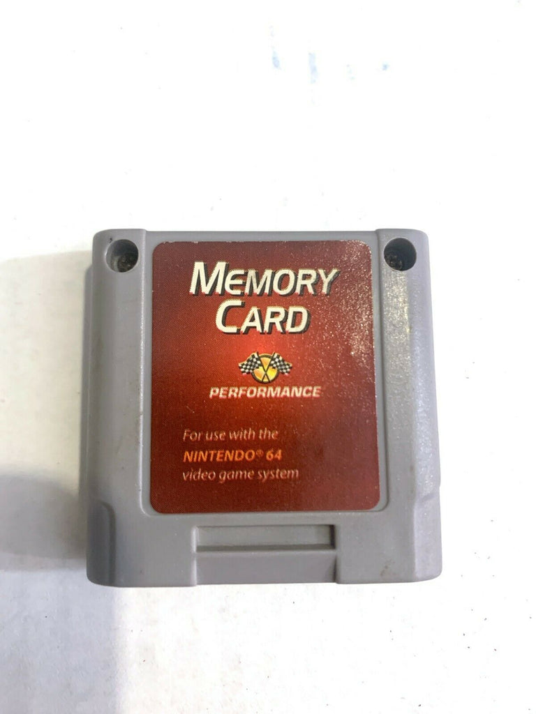 Performance Red Label 256K Memory Card Controller Pack for Nintendo 64 N64