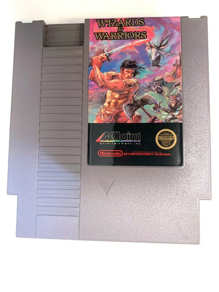 Wizards & and Warriors - Original Nintendo NES - Tested - Authentic