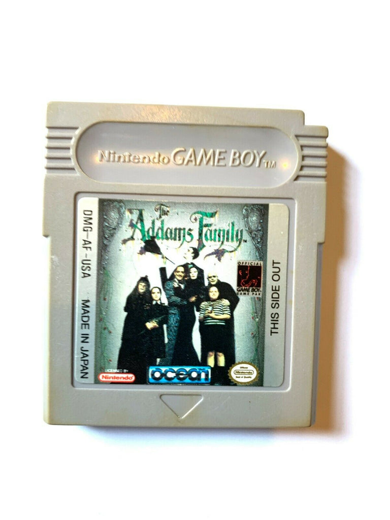 The Addams Family ORIGINAL Nintendo GameBoy Game Tested WORKING Authentic!