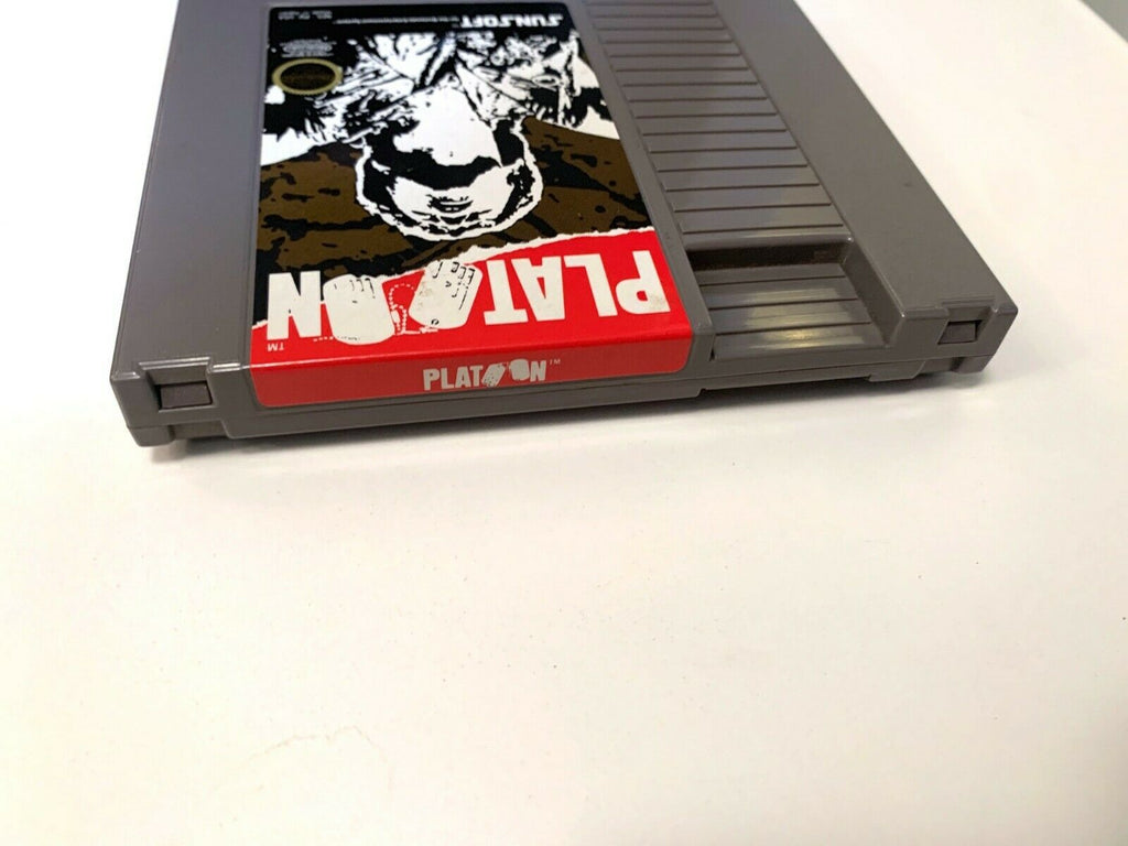 Platoon Original Nintendo NES Game Cartridge Cleaned & Tested + Authentic!
