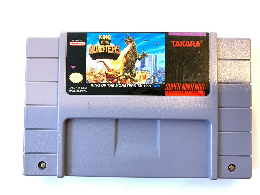 King Of The Monsters - SNES Super Nintendo Game - Tested - Working - Authentic!