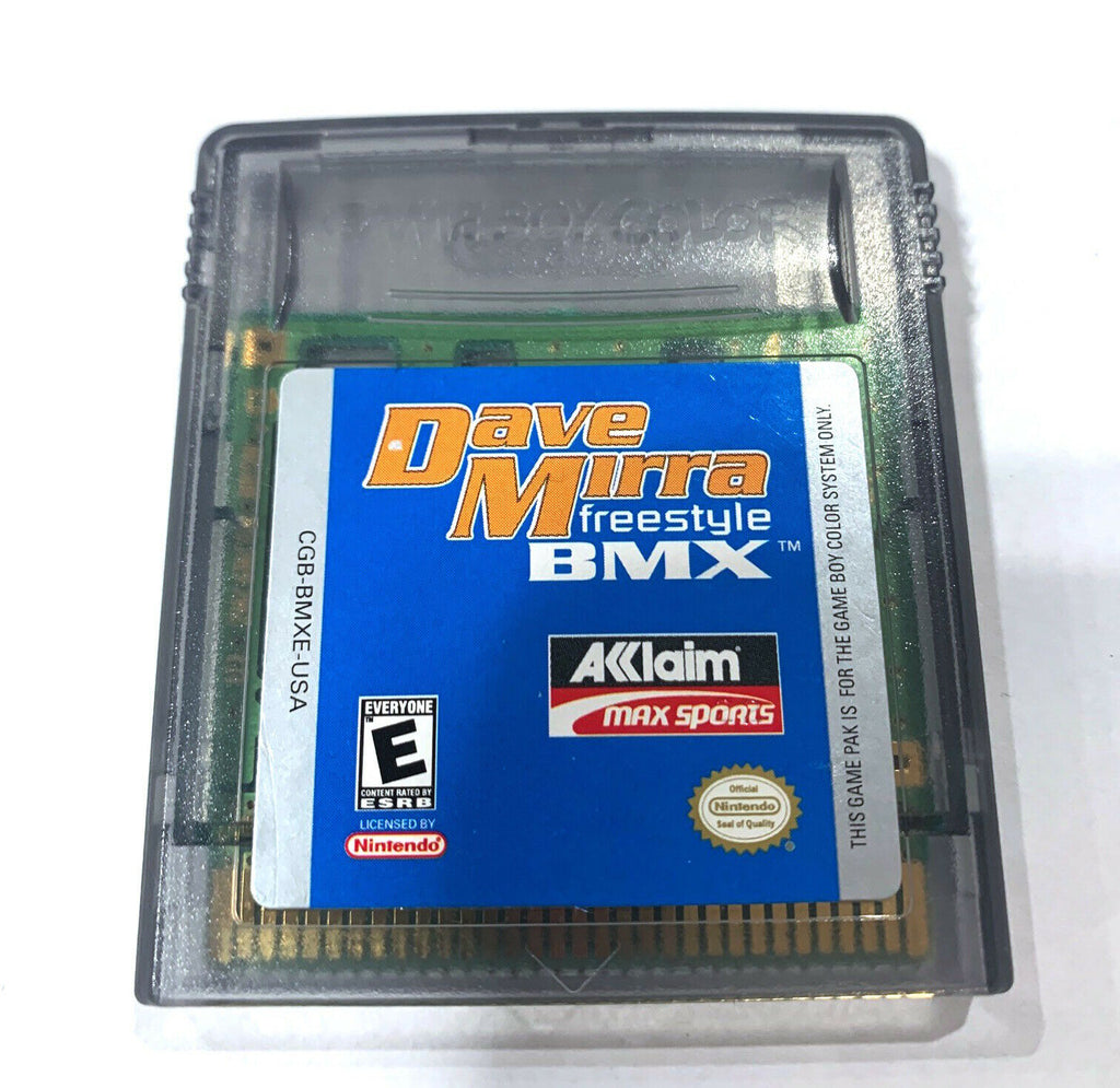 Dave Mirra Freestyle BMX (Nintendo Game Boy Color, 2000) Tested & Working