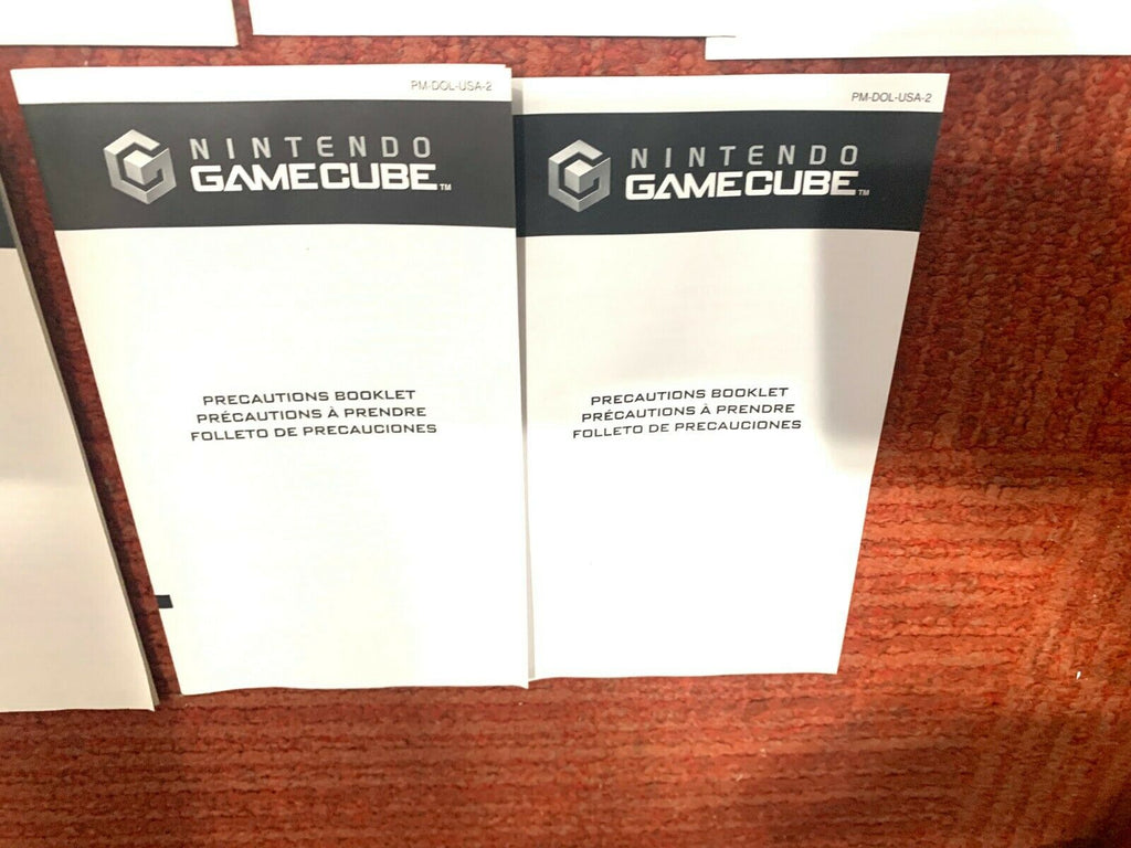 Nintendo Gamecube Precautions Booklet Manual Lot of 7 OEM Original Authentic!