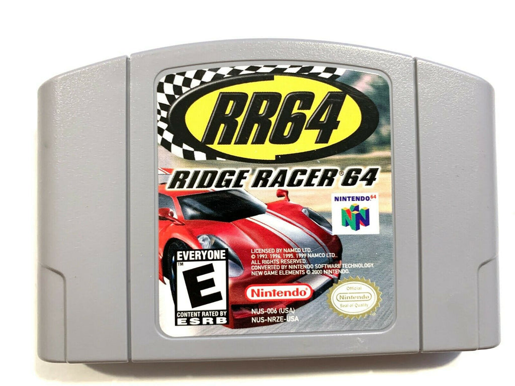 Ridge Racer 64 NINTENDO 64 N64 Game Tested + Working & Authentic!