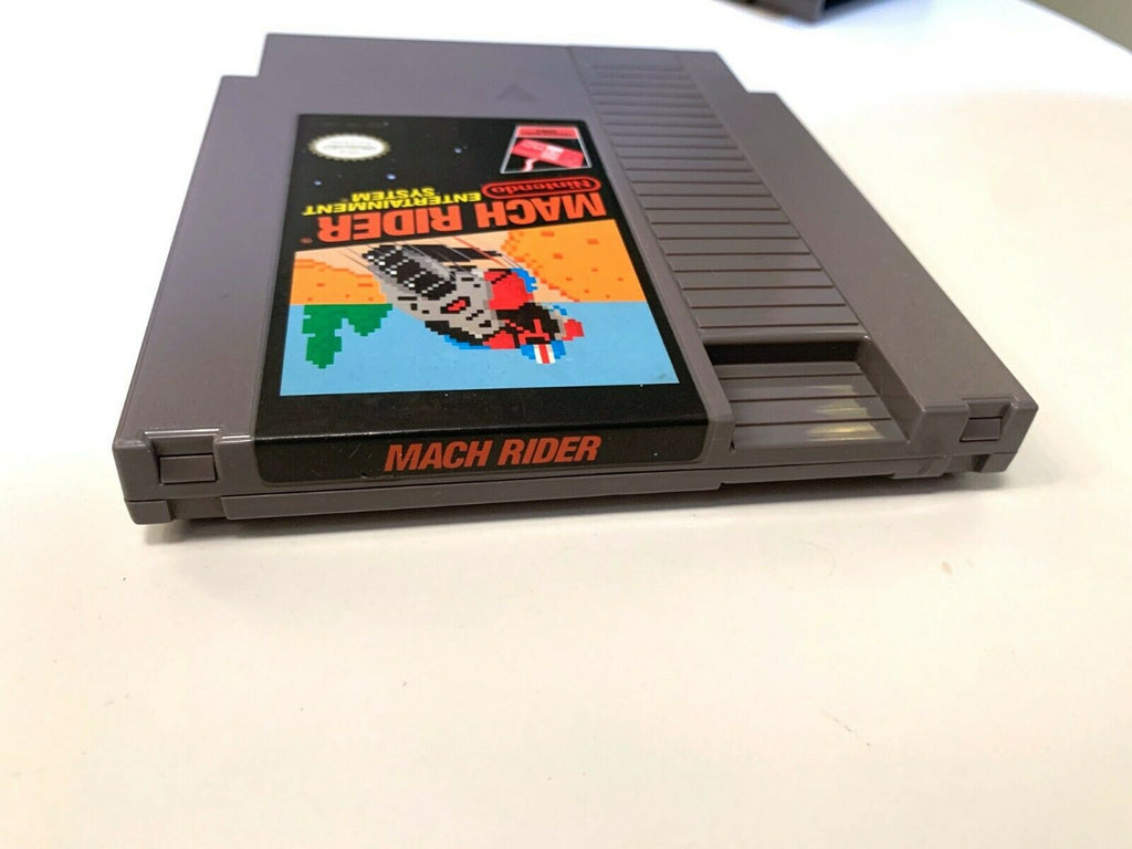 Mach Rider ORIGINAL NINTENDO NES GAME CARTRIDGE Tested WORKING Authentic!