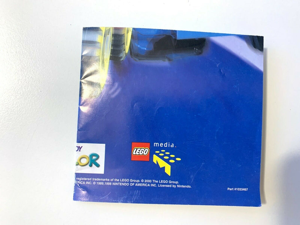 Lego Racers Nintendo Rare Game Boy Color Poster Insert P-CGB-BLRE-USA