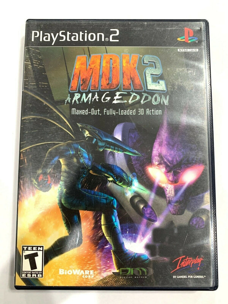 Mdk 2 Armageddon (Sony Playstation 2 PS2) Complete CIB Tested + Working!