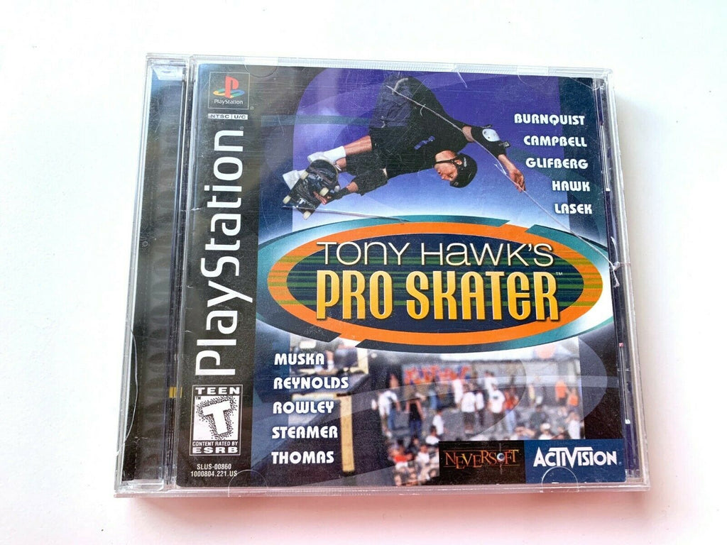 Tony Hawk's Pro Skater 1 PS1 Playstation 1 Complete Game