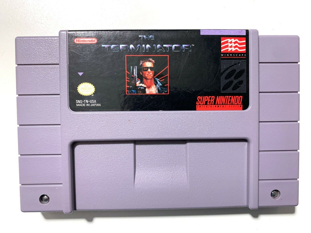 The Terminator SUPER NINTENDO SNES GAME Tested WORKING Authentic!