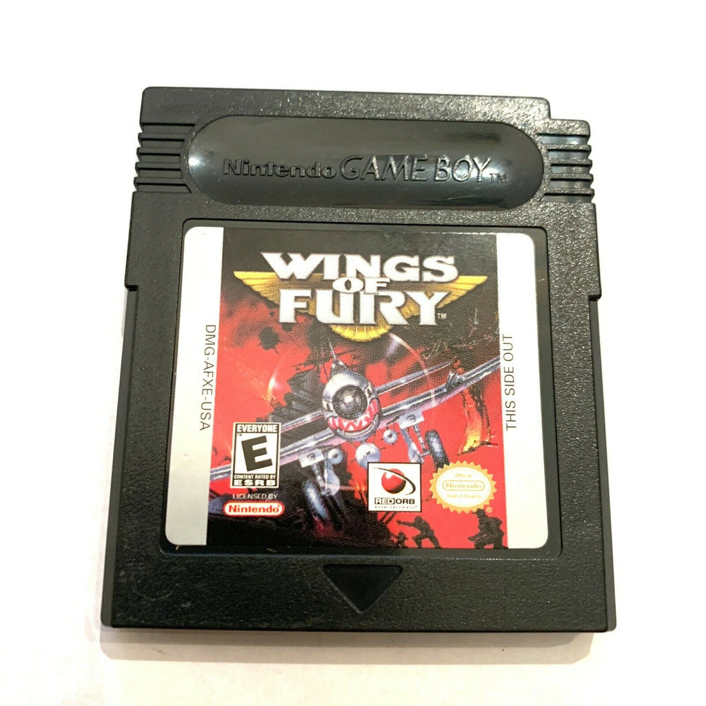 Wings of Fury NINTENDO GAMEBOY COLOR GAME Tested WORKING Authentic!