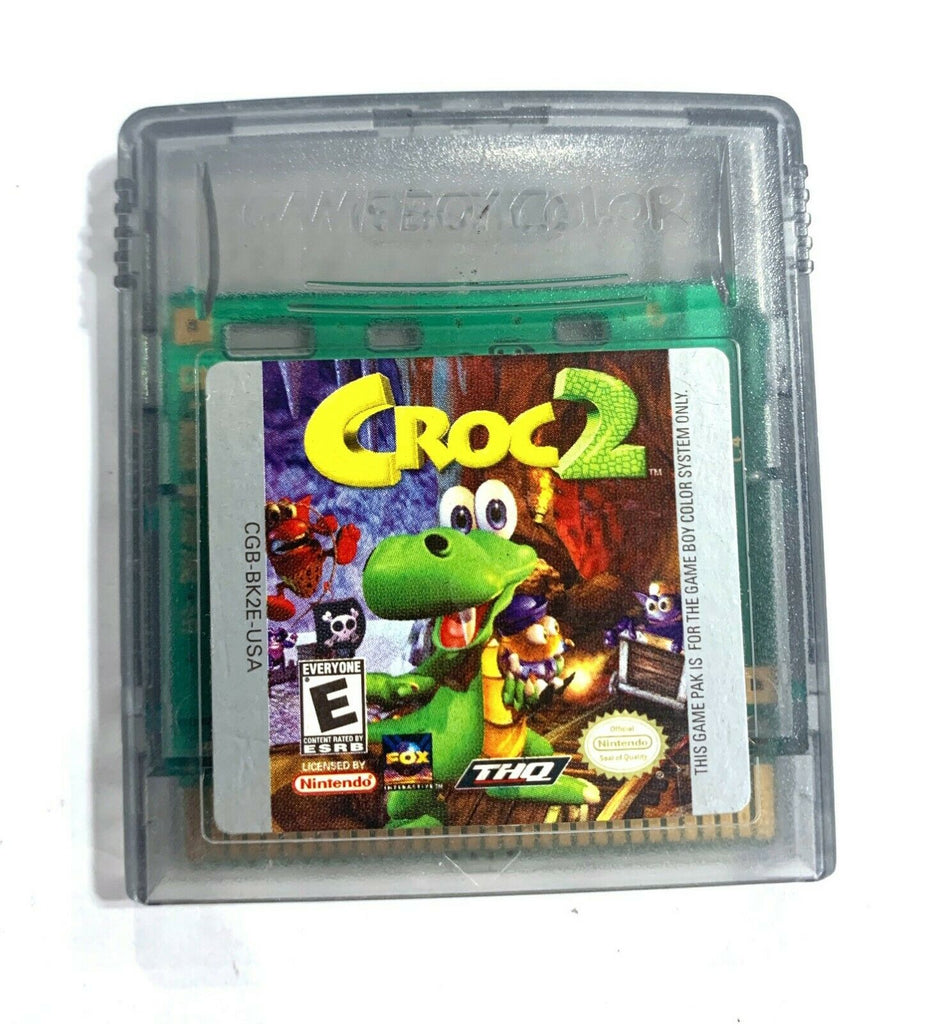 Croc 2 NINTENDO GAMEBOY COLOR GAME Tested + WORKING & Authentic!
