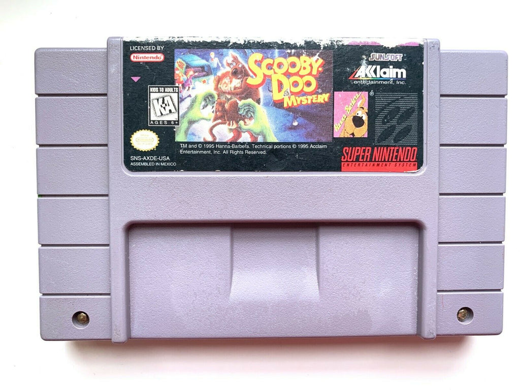 Scooby-Doo Mystery - SNES Super Nintendo Game - Tested Working & Authentic