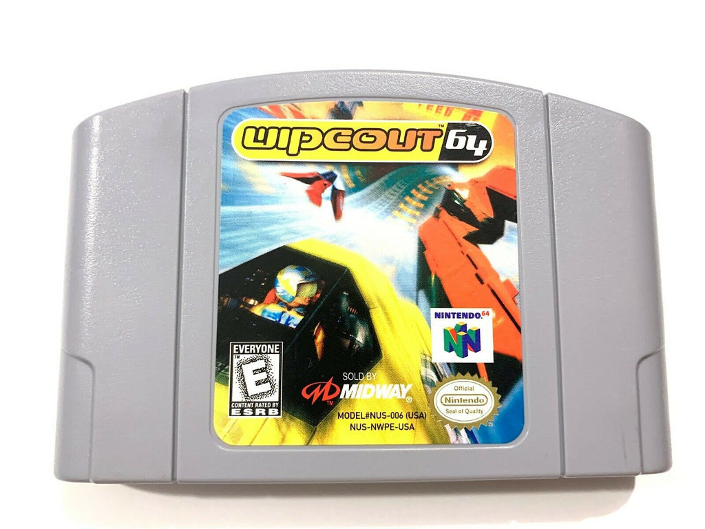Wipeout 64 - Nintendo 64 N64 Original Game Tested + Working & Authentic!