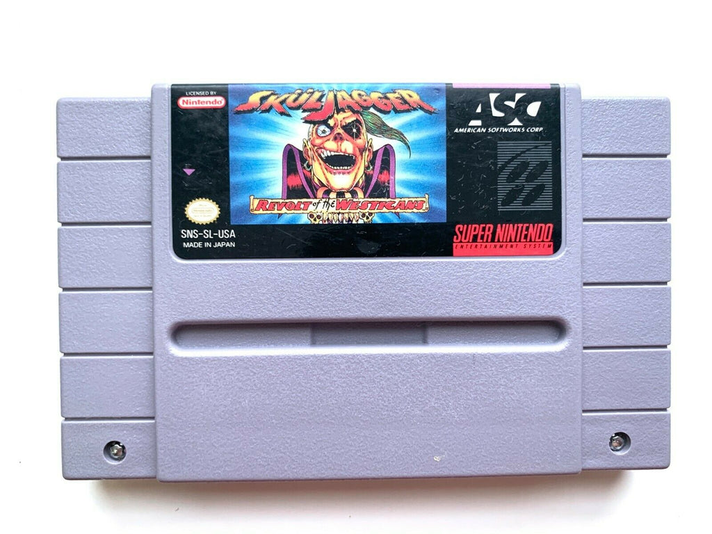 Skuljagger SUPER NINTENDO SNES GAME Tested + Working & AUTHENTIC!