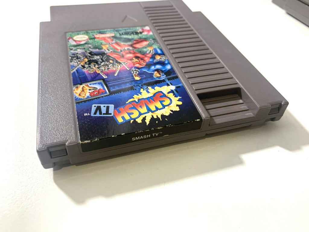 Smash T.V. ORIGINAL NINTENDO NES GAME Tested WORKING Authentic!