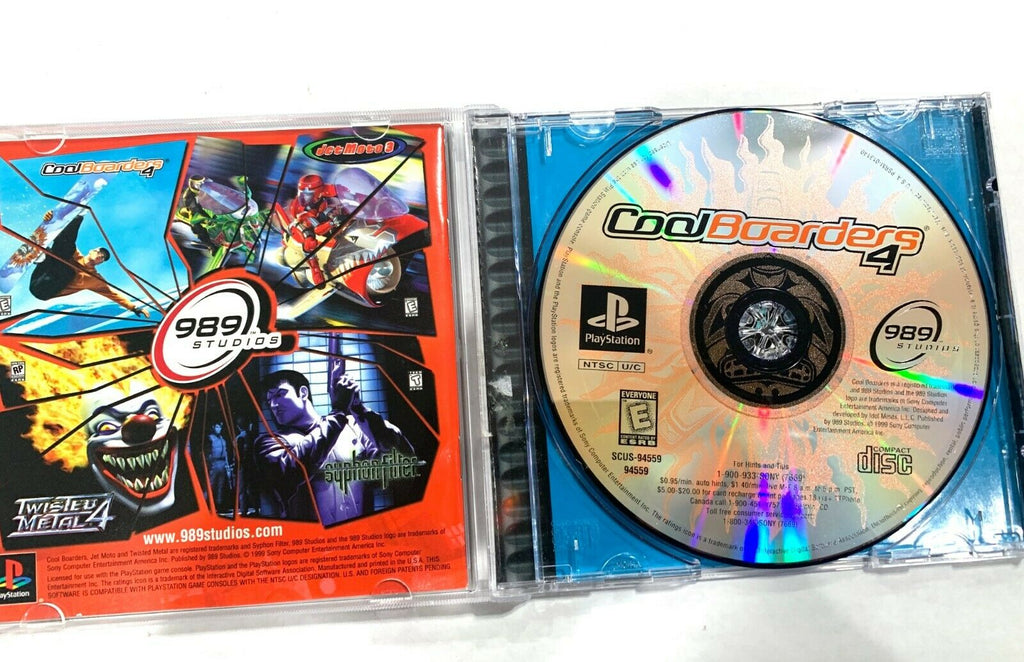 Cool Boarders 4 Sony Playstation 1 PS1 Game