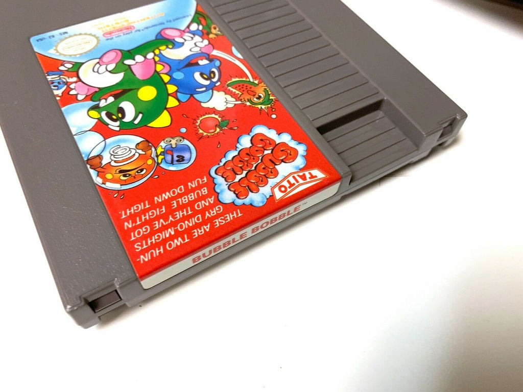 Bubble Bobble ORIGINAL NINTENDO NES GAME Tested + WORKING & Authentic! VERY GOOD
