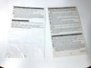 Super Nintendo SNES Precautions Safety SNS-USA/CAN-2 Authentic Insert Lot of 2