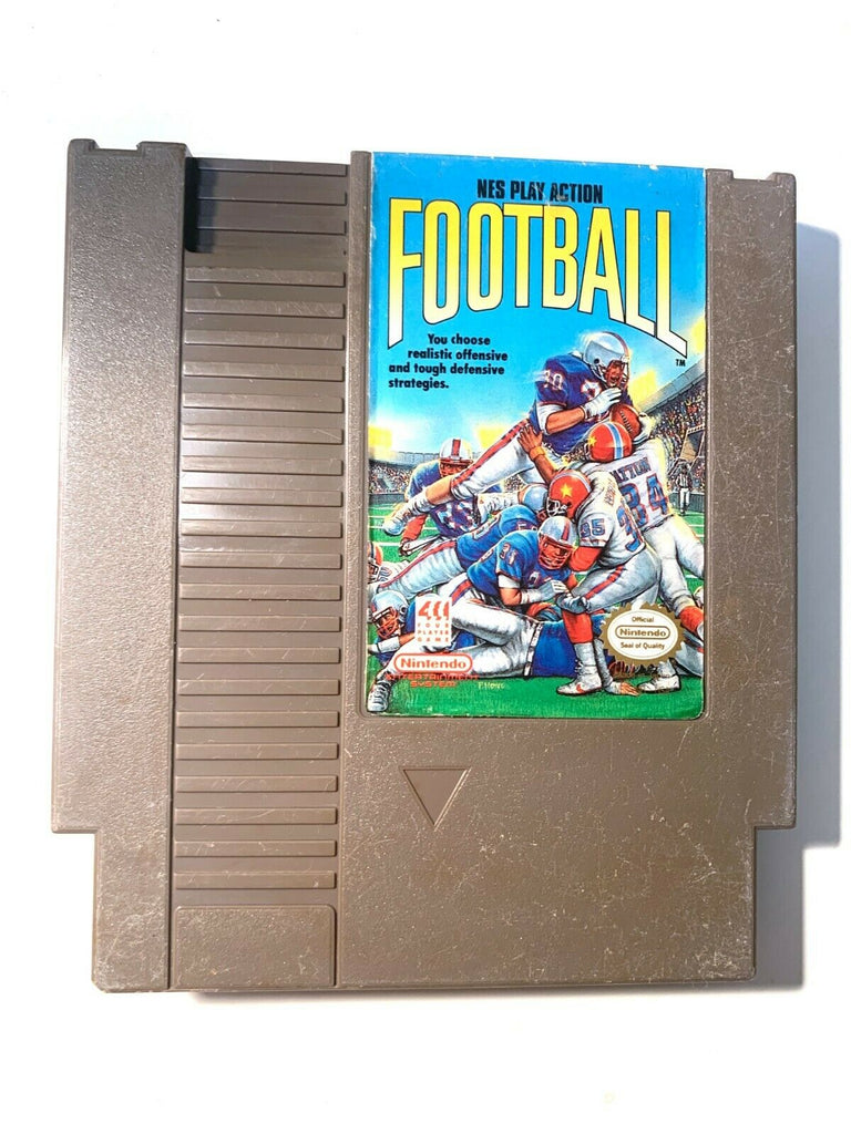 ****PLAY ACTION FOOTBALL Original NINTENDO NES GAME Tested WORKING Authentic!