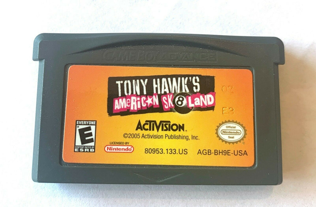 TONY HAWK'S AMERICAN SK8LAND NINTENDO GAME BOY ADVANCE SP GBA Tested Working!