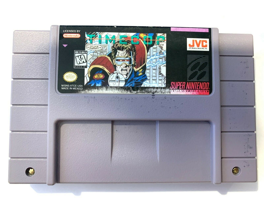 TimeCop Time Cop SUPER NINTENDO SNES GAME Tested + Working & Authentic!