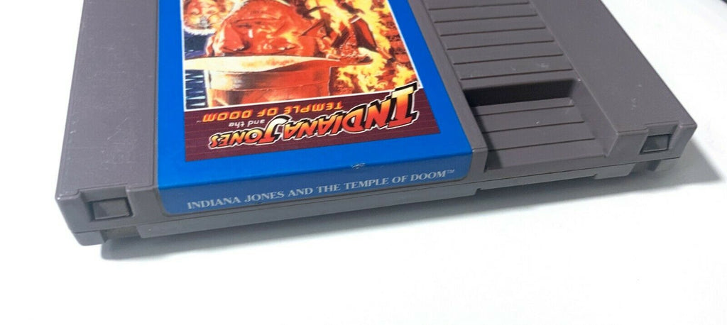 Indians Jones and the Temple of Doom ORIGINAL NINTENDO NES GAME Tested WORKING!