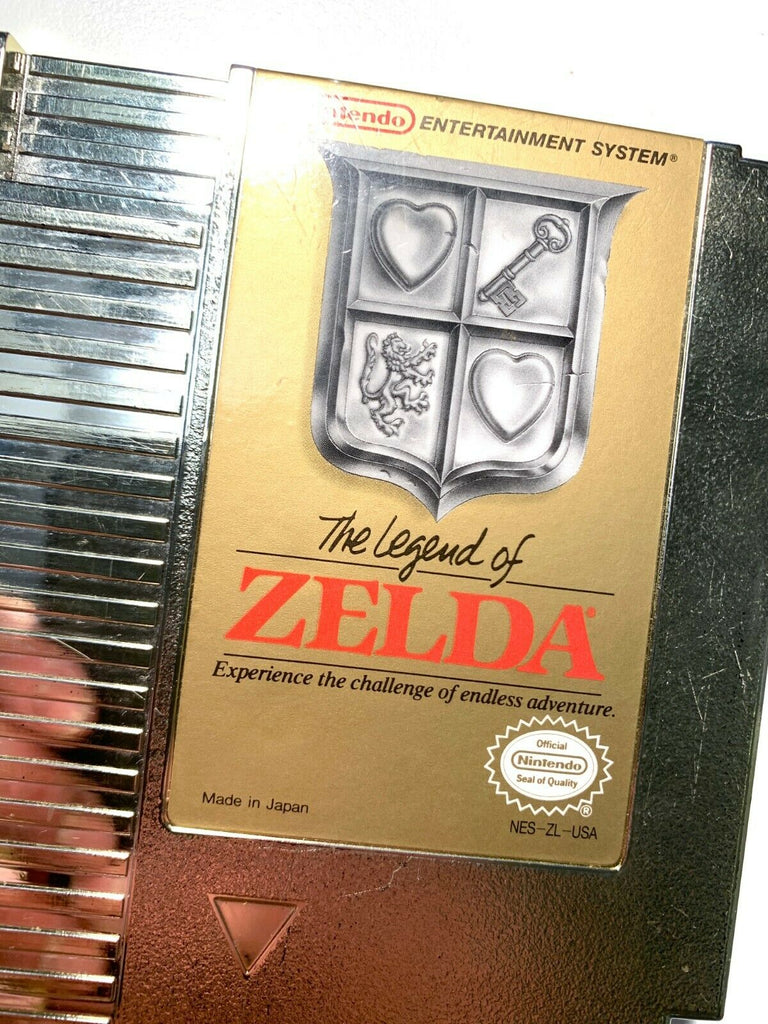 The Legend of Zelda ORIGINAL NINTENDO NES GAME Gold Cartridge NEW SAVE BATTERY!