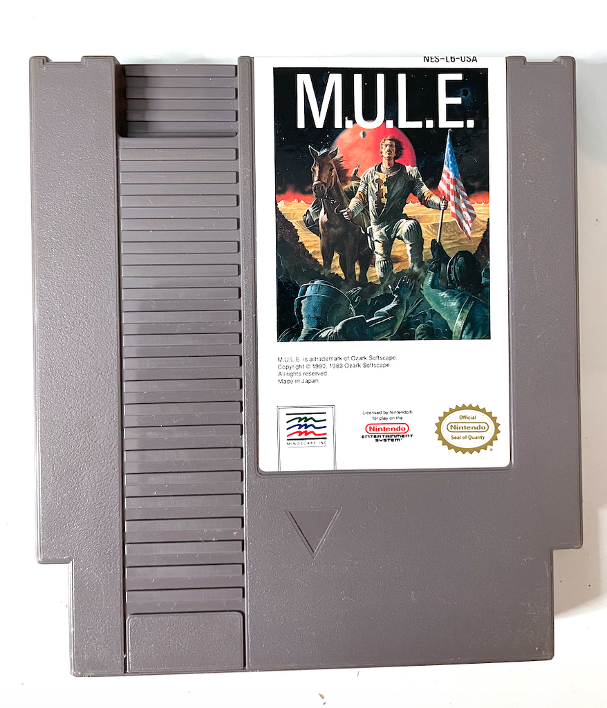 Nintendo NES M.U.L.E. MULE - Tested, Working & Authentic