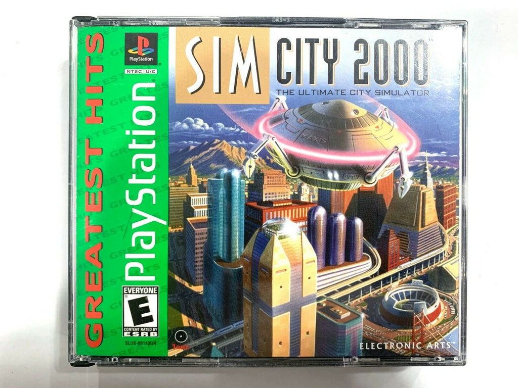 Sim City 2000 (Sony Playstation 1 ps1) Complete Tested Working