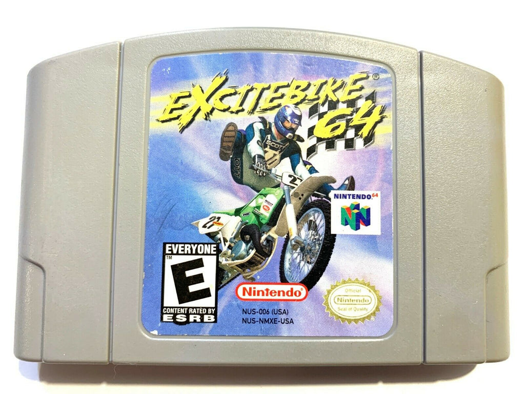 **Excitebike Nintendo 64 N64 Game Tested + Working & Authentic! Excite Bike**