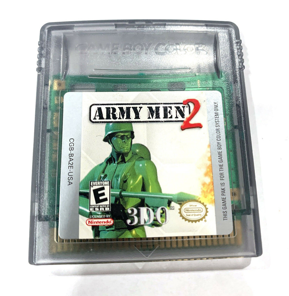 Army Men 2 NINTENDO GAMEBOY COLOR GAME Tested + WORKING