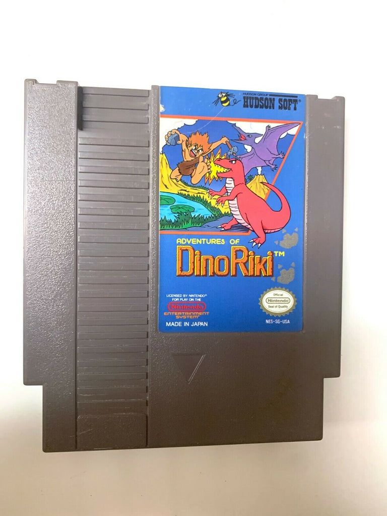 The Adventures of Dino Riki ORIGINAL NINTENDO NES GAME Tested Working Authentic