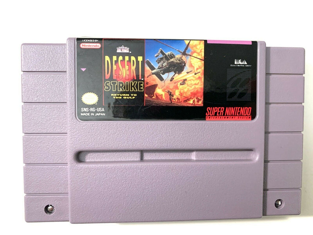 Desert Strike Return To The Gulf - SNES Super Nintendo Game - Tested - Working!